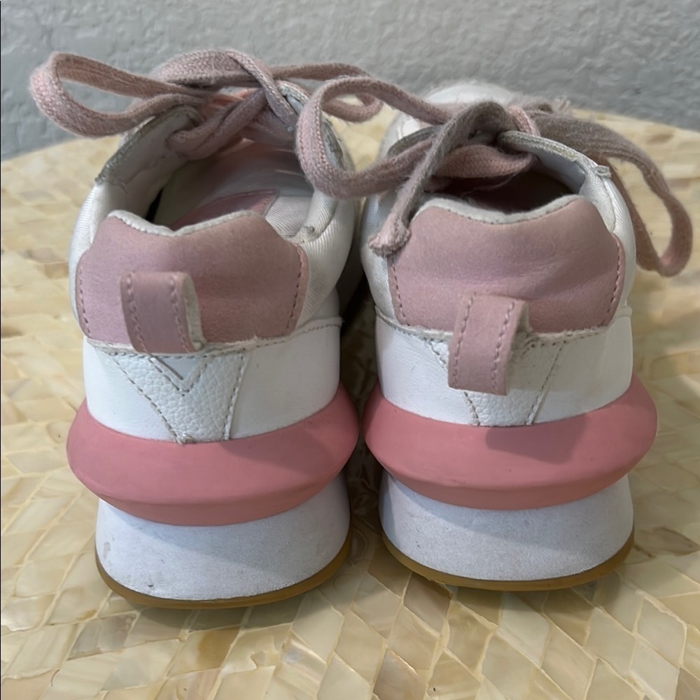 White and Pink Sneakers by Vince Camuto - Picture 3 of 9